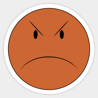 Angry Face Sticker